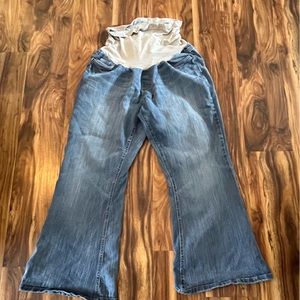 Denim Flare Petite XL Maternity Jeans